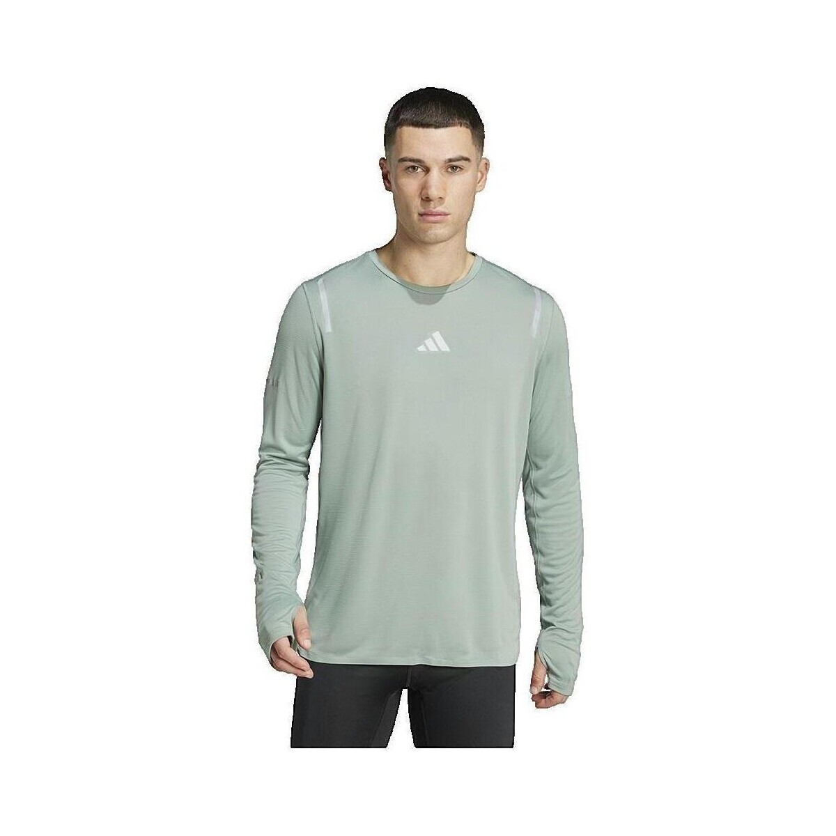 adidas  T-shirt manches longues  Ultimate Running Reflective  Zelená