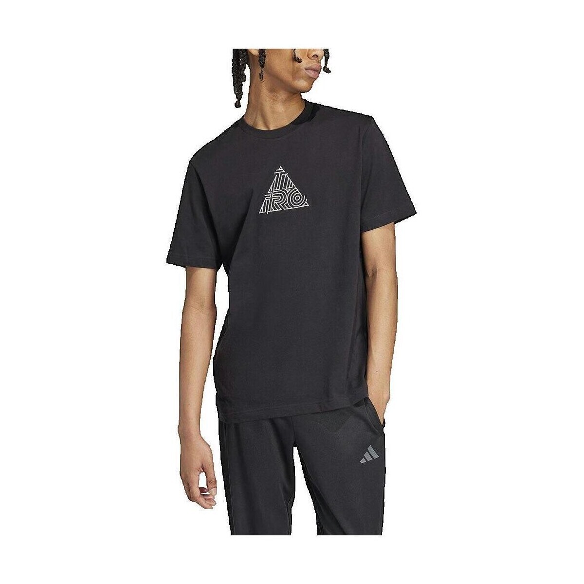 adidas  T-shirt  House Of Tiro Metallic  Černá