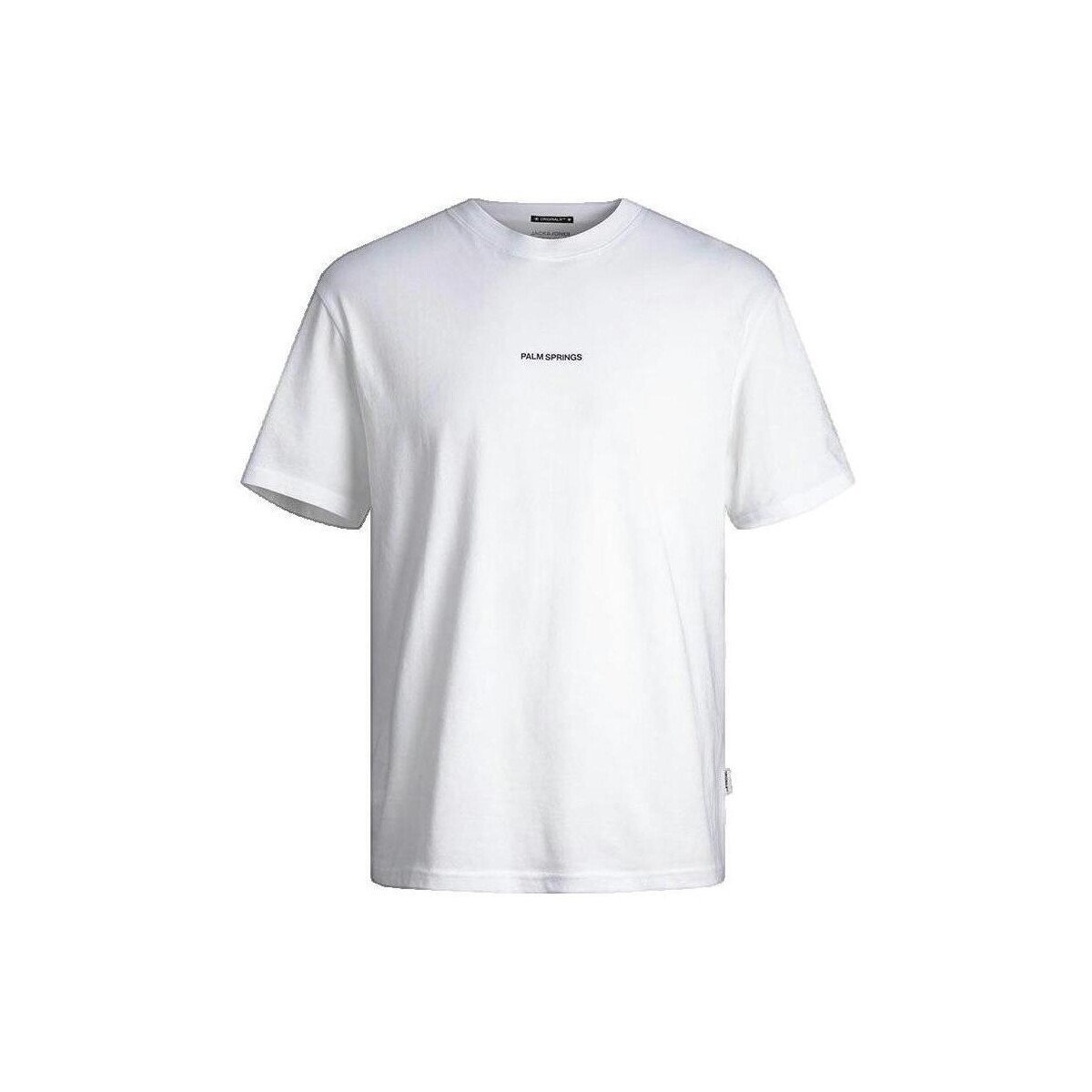 Jack & Jones  T-shirt  blanc col rond manches courtes  Bílá