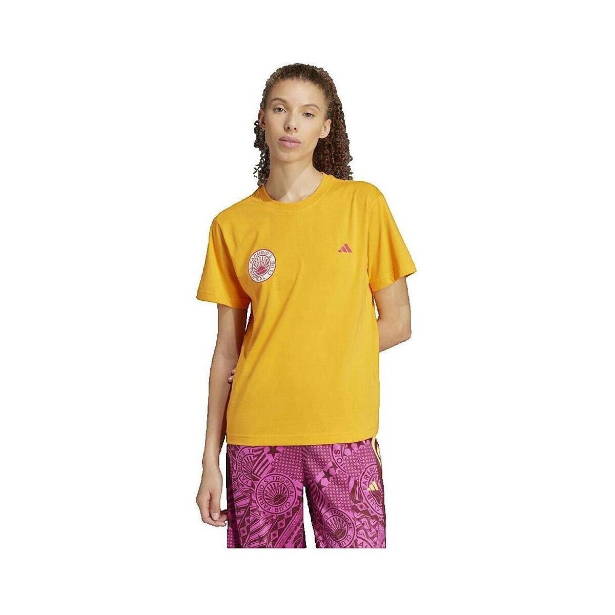 adidas  T-shirt  X Farm Graphic orange  Oranžová