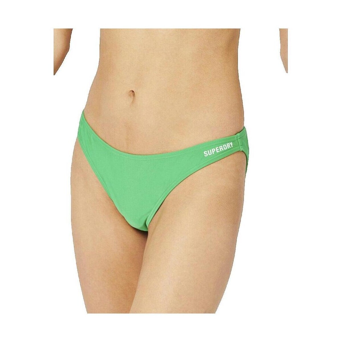 Superdry  Bas de bikini  Code Essential vert  Zelená