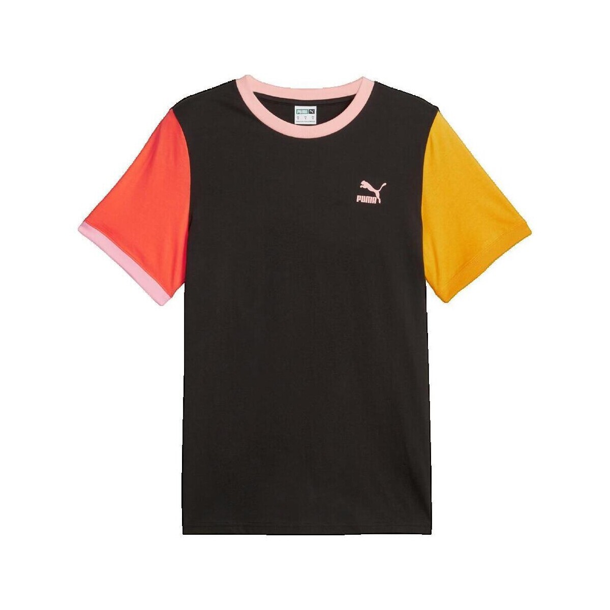 Puma  T-shirt  Classics Block noir  Černá