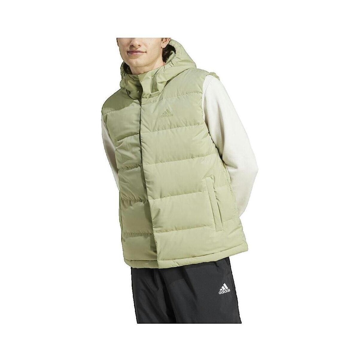 adidas  Veste sans manches  Helionic Down Vest  Zelená