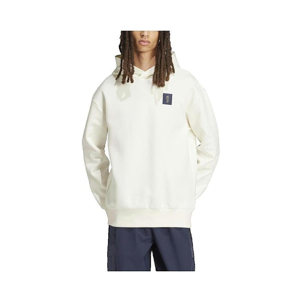 adidas  Sweat à capuche  Juventus Seasonal Doubleknit  Bílá