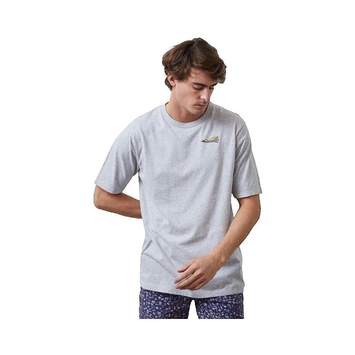 Altonadock  T-shirt  gris manches courtes  Šedá