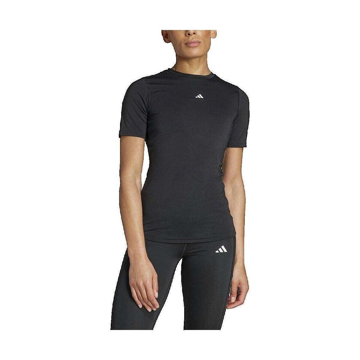 adidas  T-shirt  Techfit Training  Černá