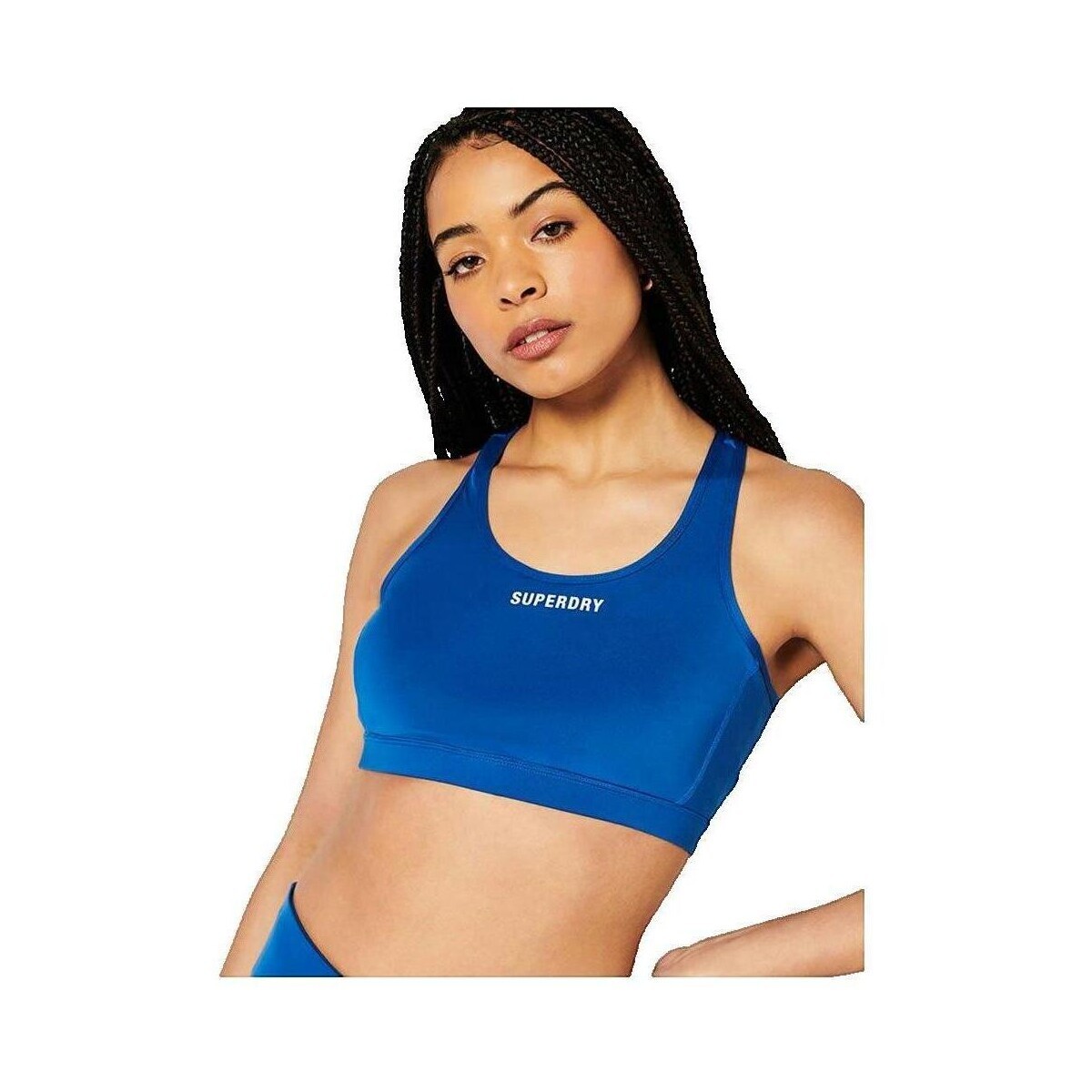 Superdry  Soutien-gorge  Core Mid Impact  Modrá