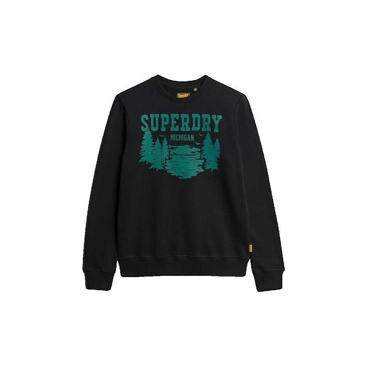 Superdry  Sweatshirt  Lo-fi Outdoors Graphique  Černá
