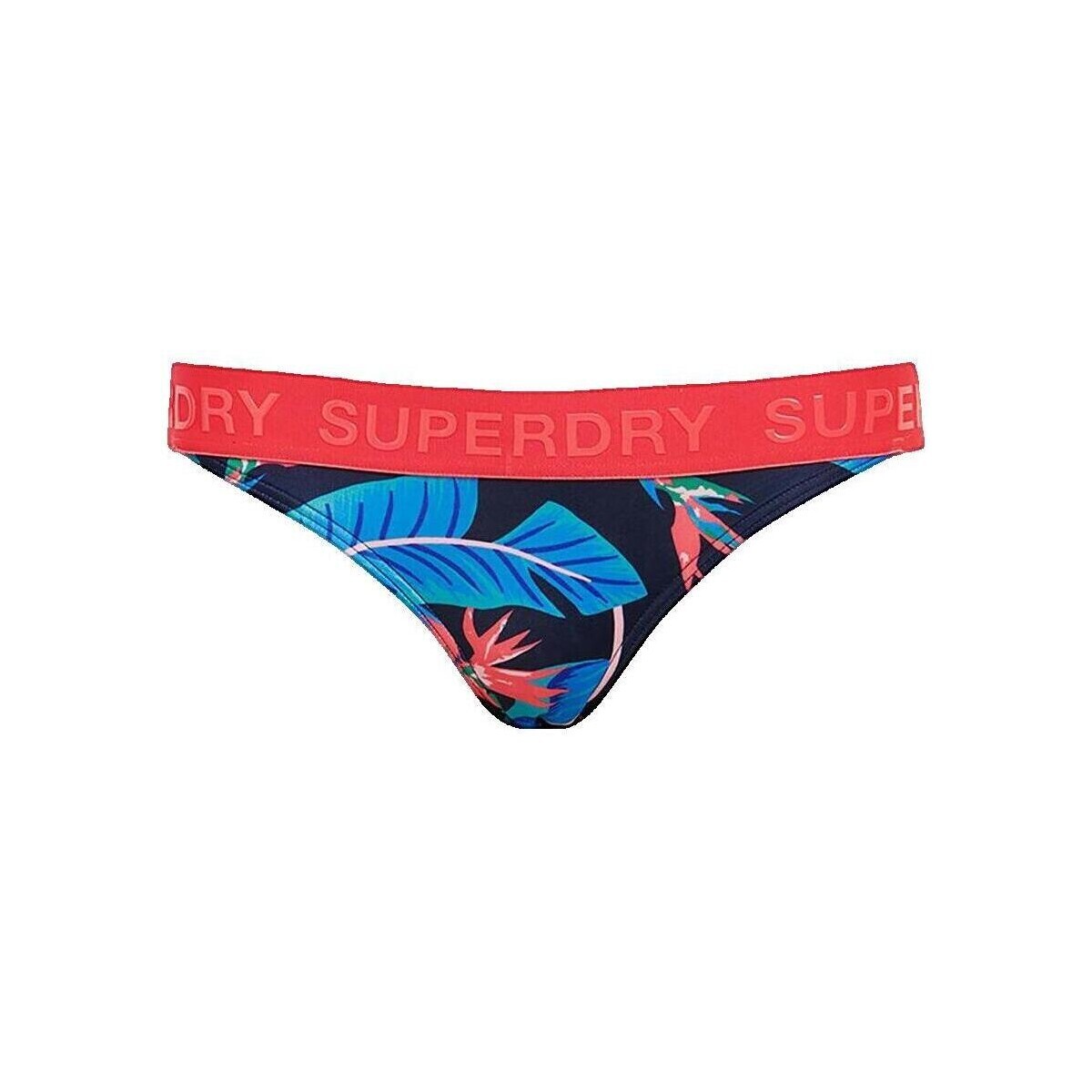 Superdry  Culotte de bikini  logo classique bleu marine  Modrá