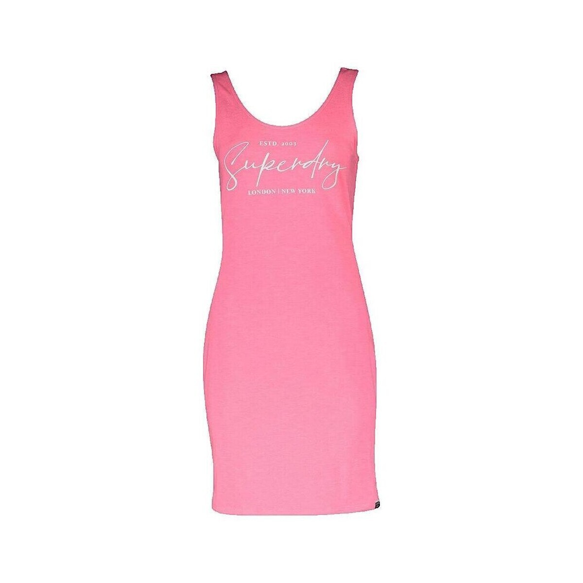 Superdry  Robe  Mini Graphic Bodycon  Růžová