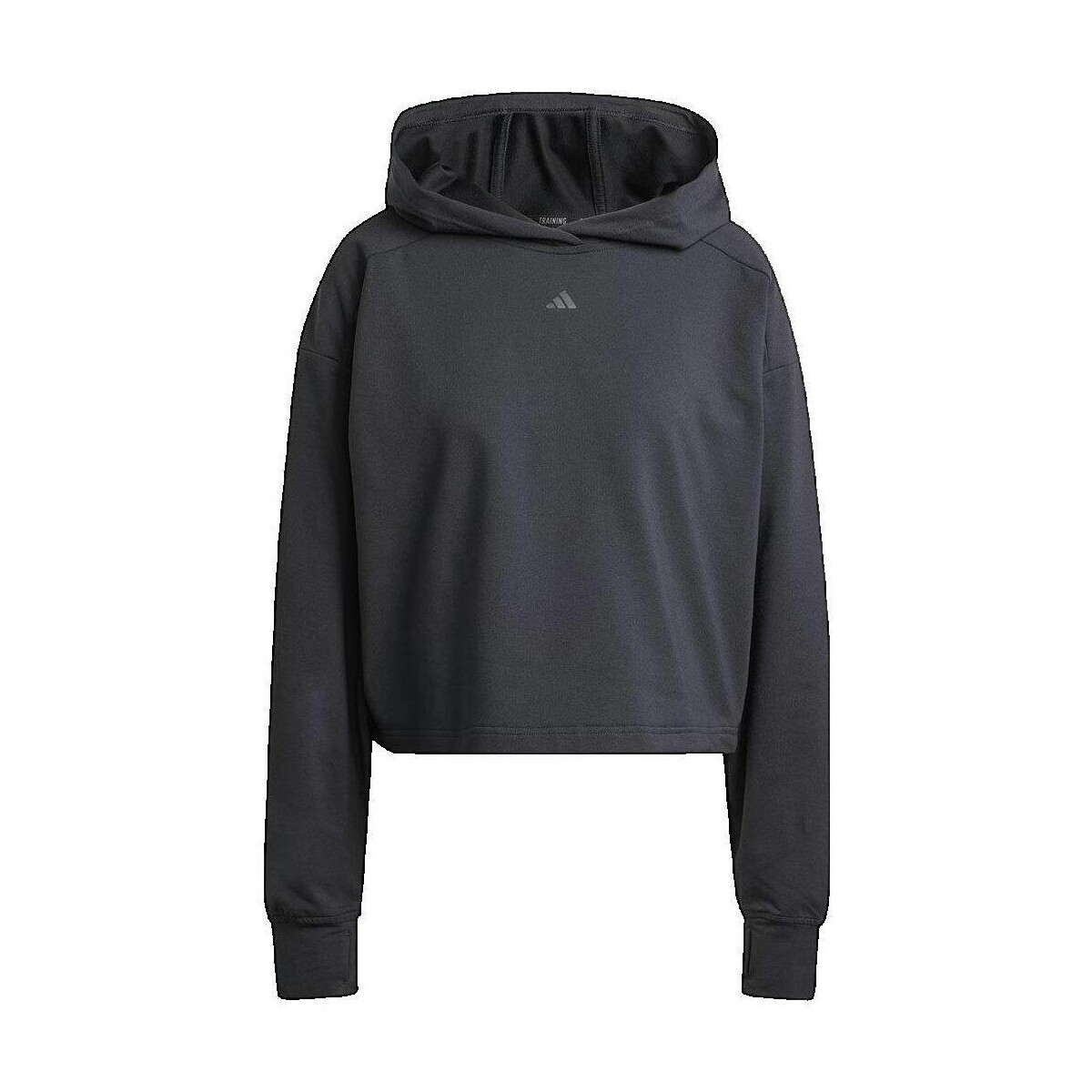 adidas  Sweat à capuche  Power Loose Fit  Černá
