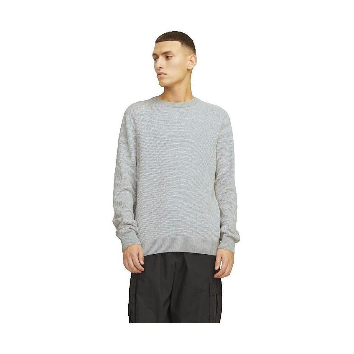 Jack & Jones  Pull Jack   Jones Globe gris clair  Šedá