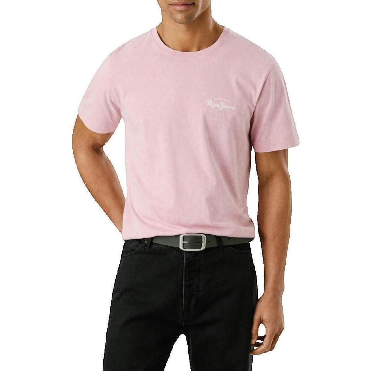 Pepe jeans  T-shirt  Terell  Růžová