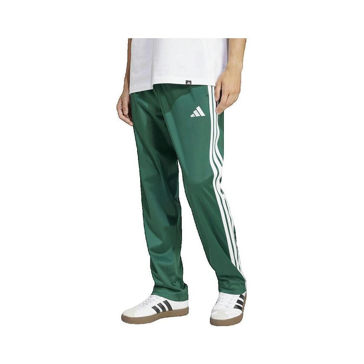 adidas  Pantalon de survêtement  3 Stripes Tricot Regular Fit  Zelená