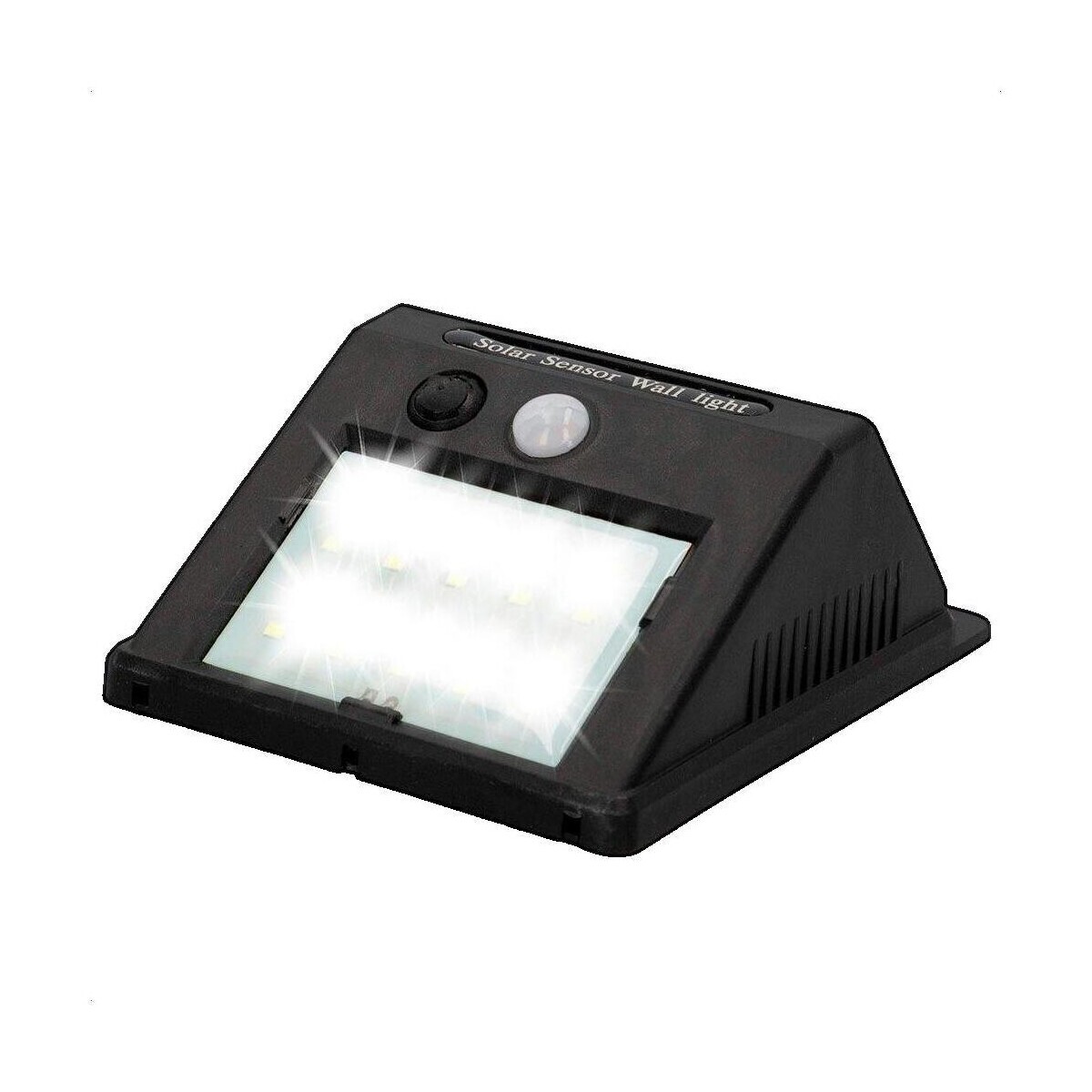 Aktive  Applique Solaire  8 LED Noir  Černá