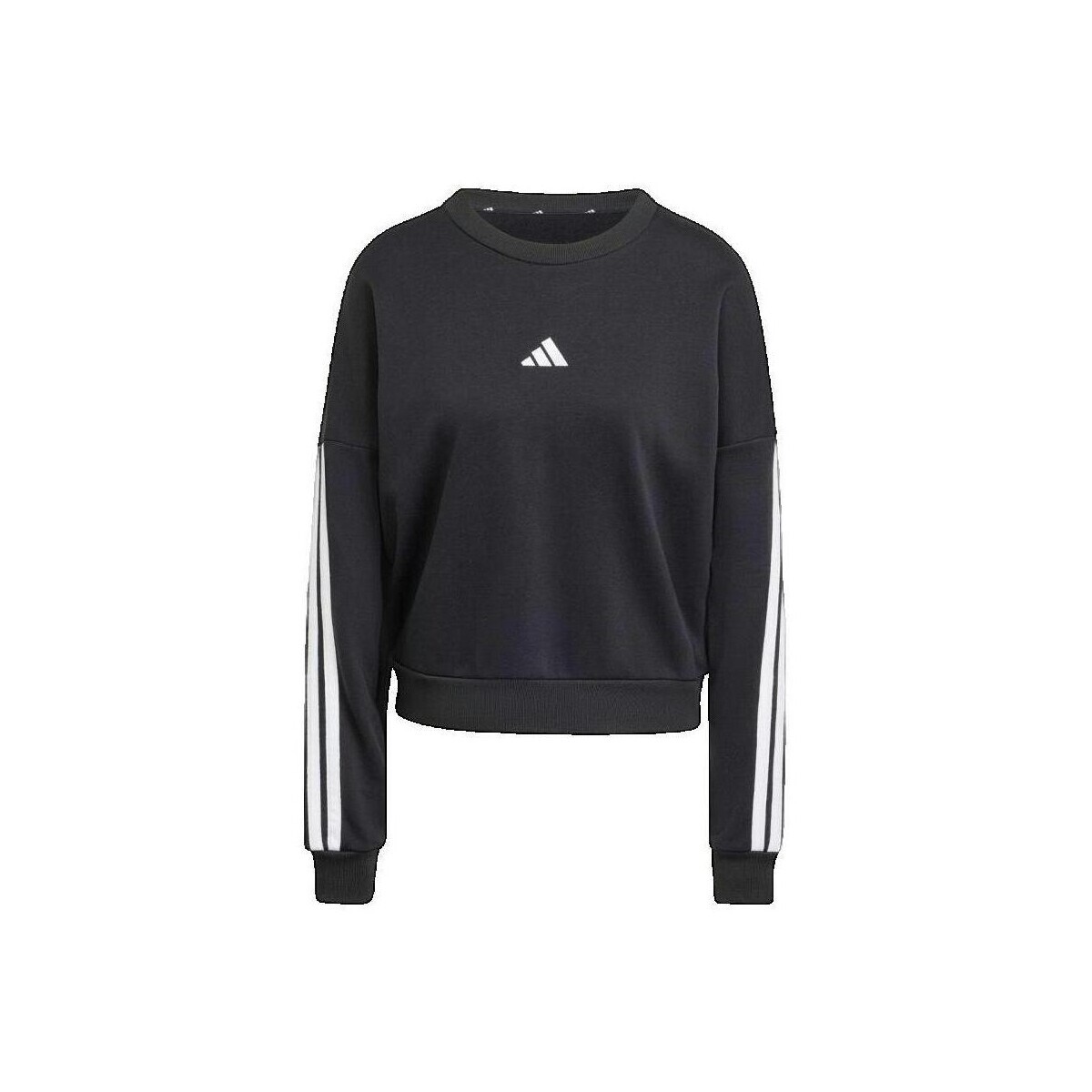 adidas  Sweatshirt  Essentials 3-Stripes French Terry  Černá