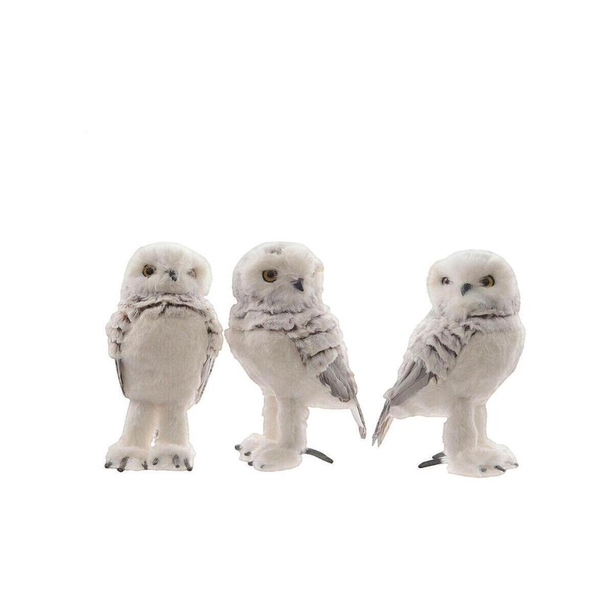 Edm  Décoration de Noël  Hibou élégant blanc  Bílá