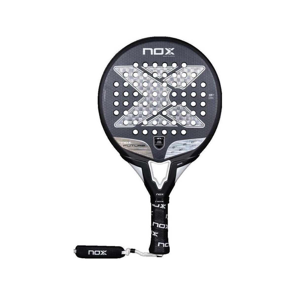 Nox Future Control 12K Alum 2025 Stříbrná