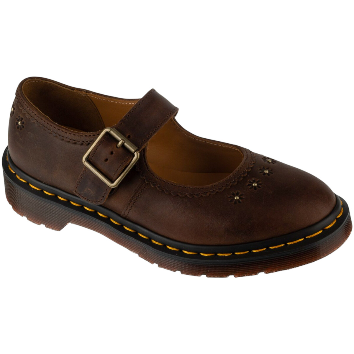 Dr. Martens  Mary Jane Flower  Hnědá