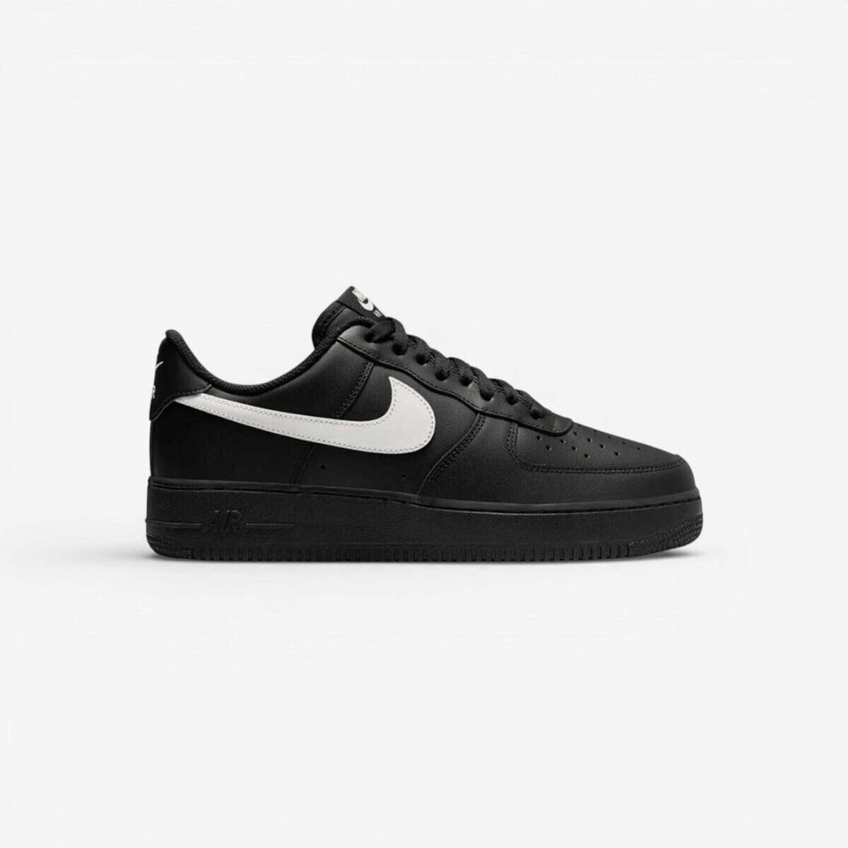 Nike  Air Force 1 Low Black / White  Černá
