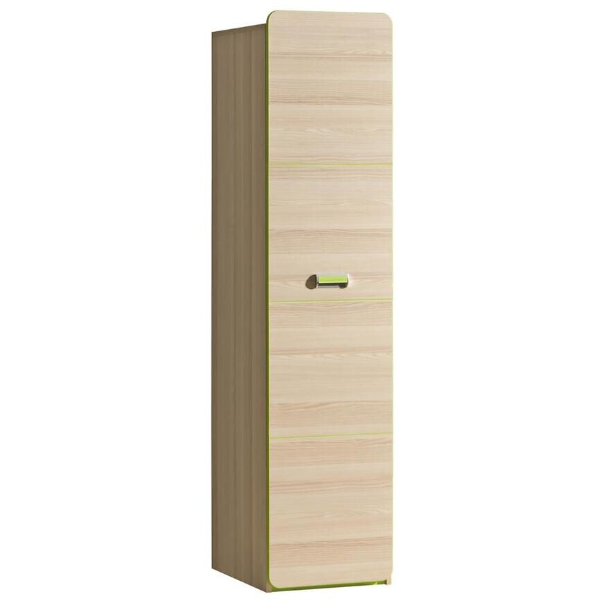 Skříň Lorento 45cm Jaseň Coimbra/Zelená