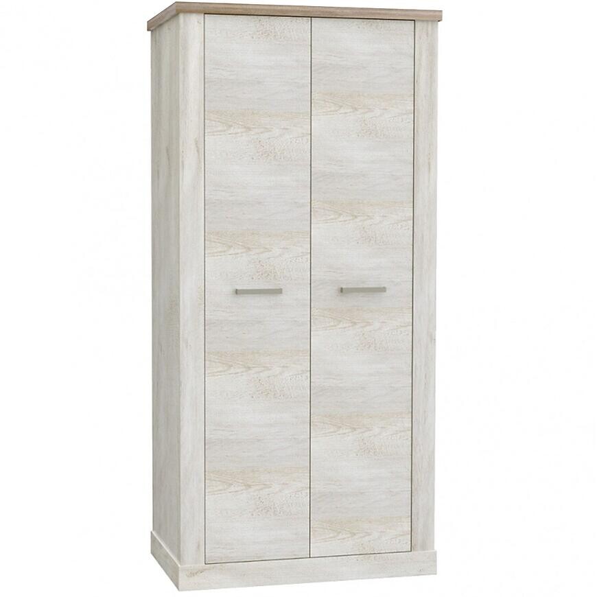 Skříň Duro 108cm Pina Bílá/Dub Antic