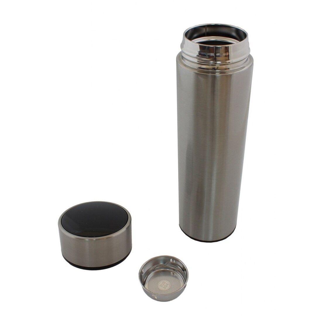 Termoska Smart s ukazatelem teploty 500 ml - stříbrná