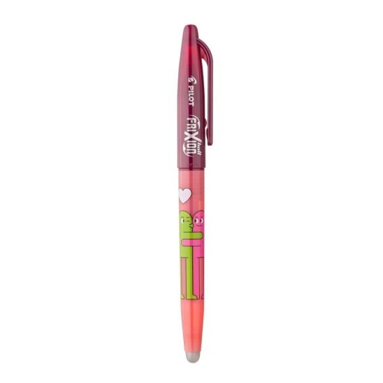 Pilot Roller FriXion Ball Best Friends 0.7 HEART - korálová růžová - modrý inkoust - 2064-059-FR