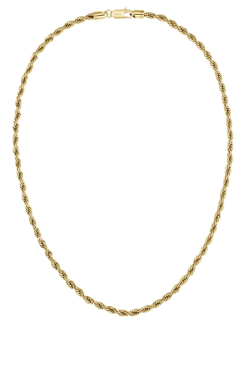 Hugo Boss Elegantní pozlacený náhrdelník Valis Myles 1580840