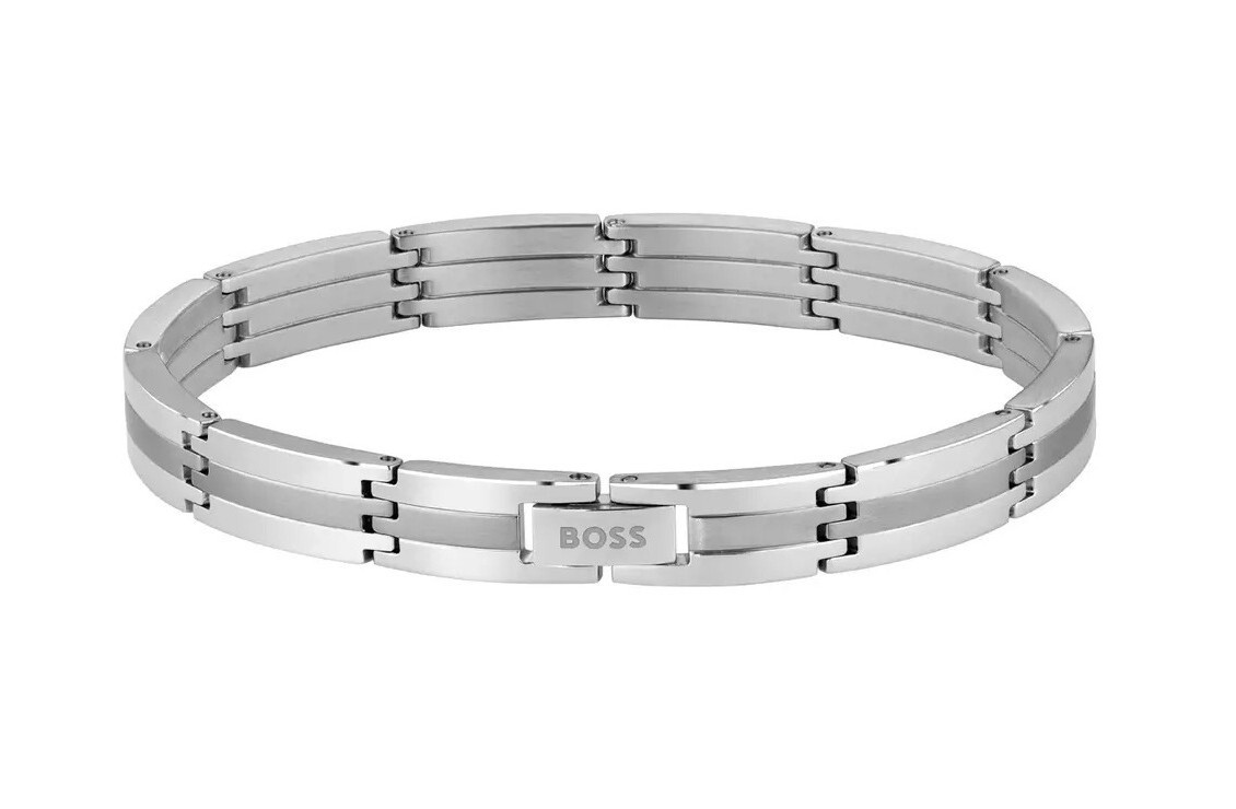 Hugo Boss Stylový ocelový náramek pro muže Brooks 1580803