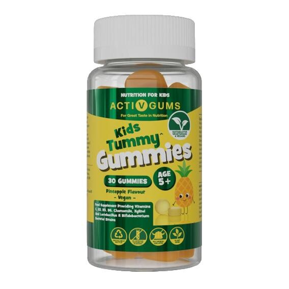 Activ Gums Kids Tummy Gummies 180 Želé
