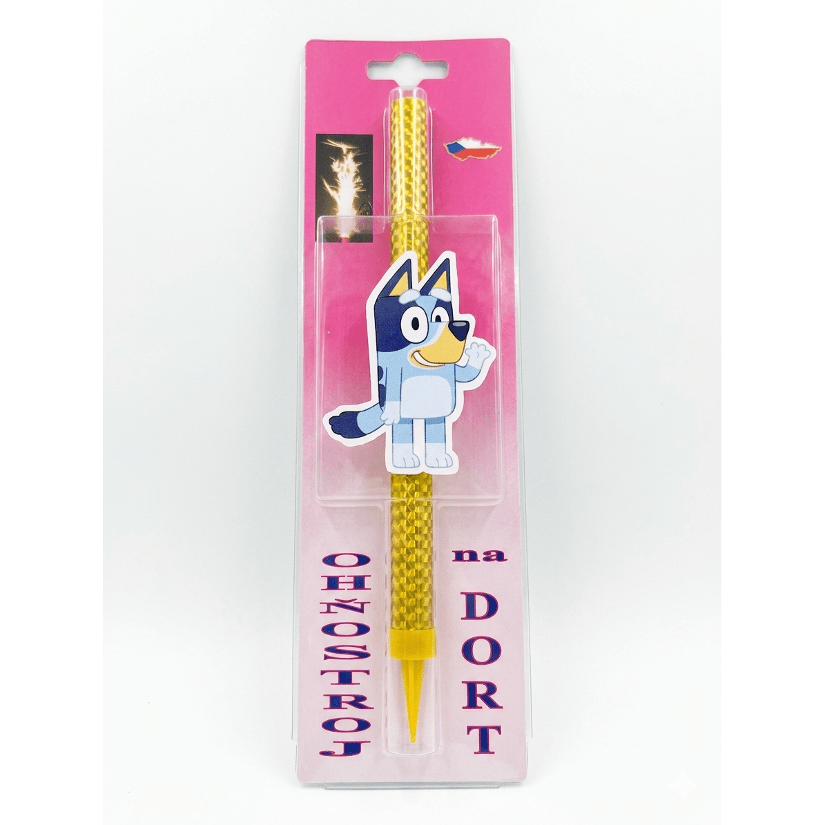 Dortová fontána Bluey - 1ks - PREZENT