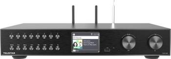 Telestar TOP500 Hi-Fi tuner DAB+/FM/internetové rádio, BT, USB, LAN/Wi-Fi, CZ OSD menu, černá
