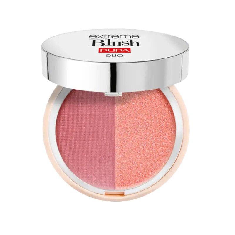 PUPA Milano Tvářenka Extreme Blush Duo 4 g 110 Radiant Amaranth - Glow Watermelon