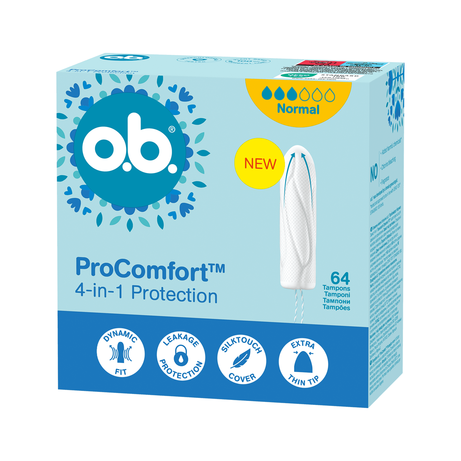 o.b. Tampóny ProComfort Normal 64 ks