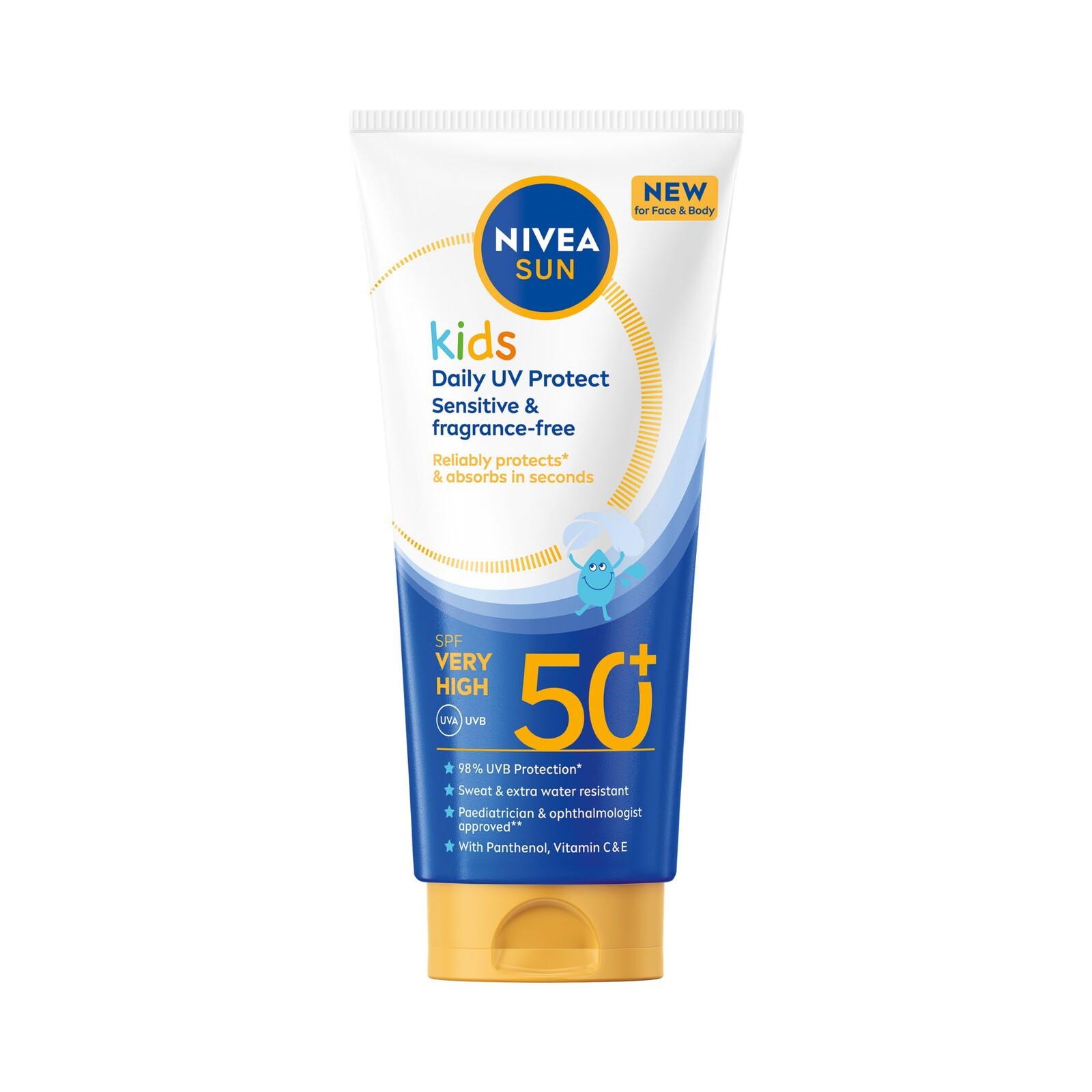 Nivea Mléko na opalování SPF 50+ Kids Daily UV Protect Milk 100 ml