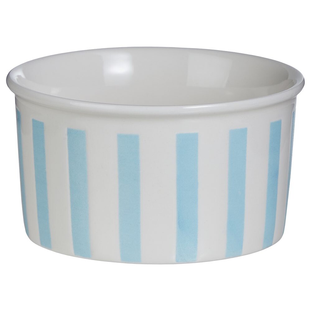 GELATO Pohár na zmrzlinu pruhy 120 ml - bílá/sv. modrá
