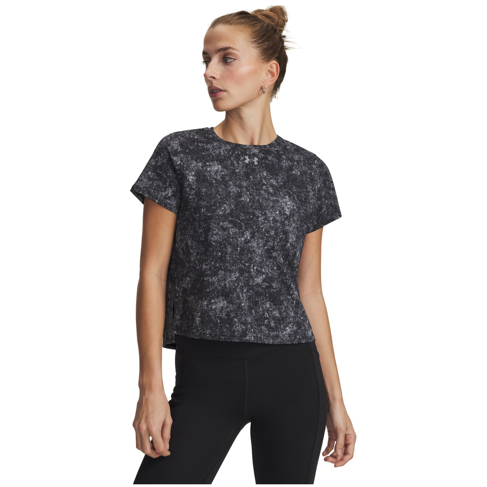 Dámské triko Under Armour Velociti Pro Print Ss Velikost: L / Barva: černá