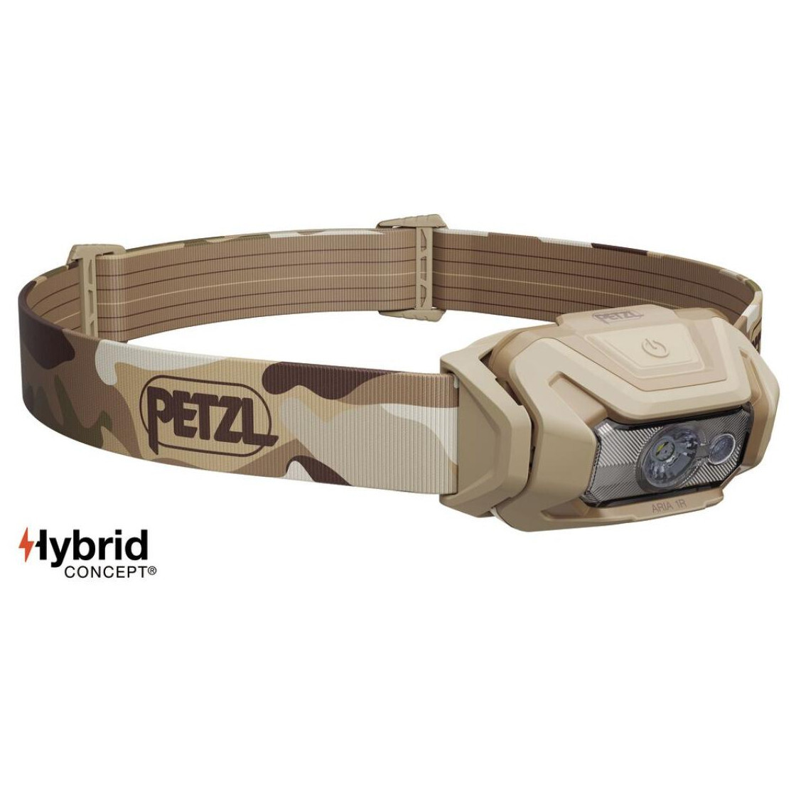 Čelovka Petzl Aria 1R RGB Barva: béžová