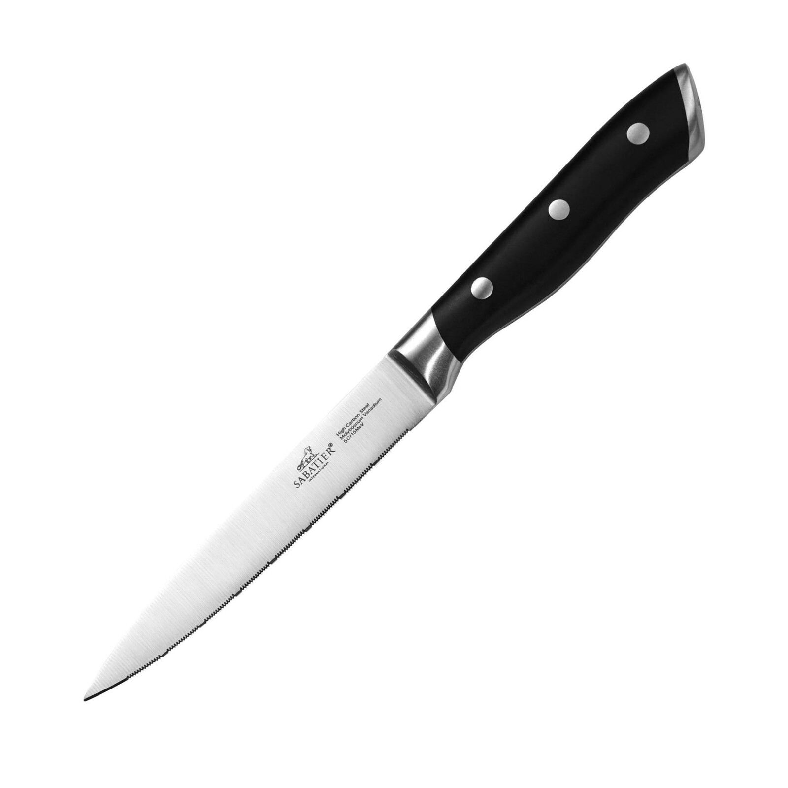 Univerzální nůž HERCULES INOX 12 cm, nerezové nýty, Lion Sabatier