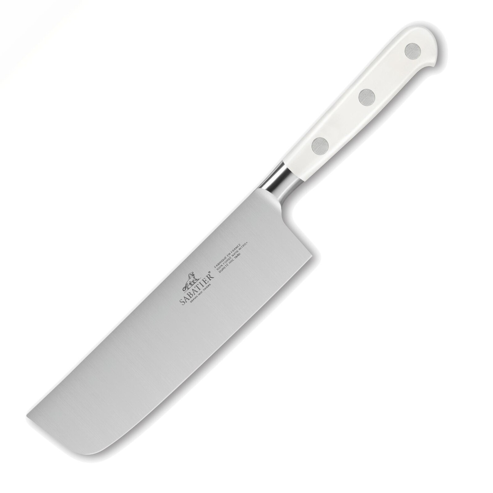Japonský nůž NAKIRI IDEAL TOQUE 16 cm, bílá, Lion Sabatier