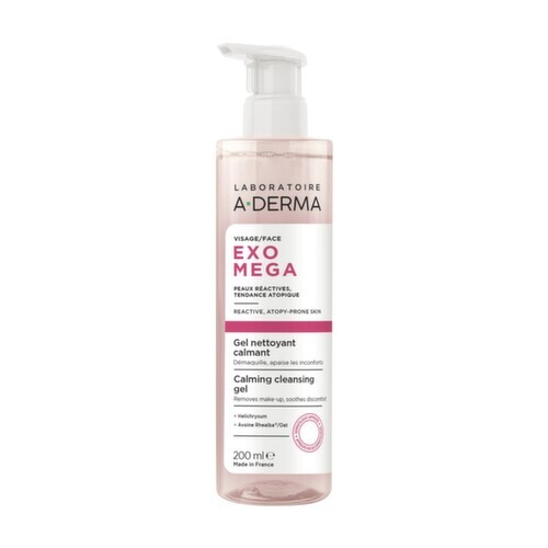 A-DERMA Exomega Zklidňující čisticí gel 200ml