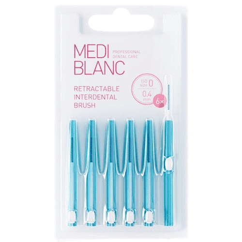 MEDIBLANC Retractab.Interdent.Brush s.0 0.4mm 6ks