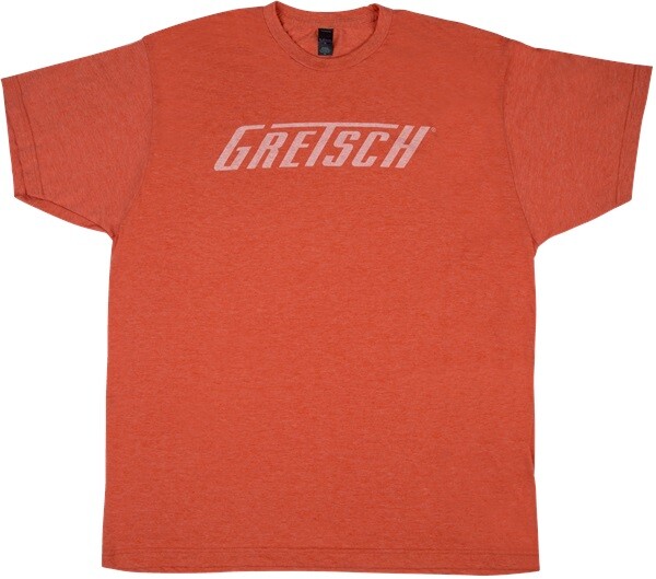 Gretsch Logo T-Shirt Heather Orange XL