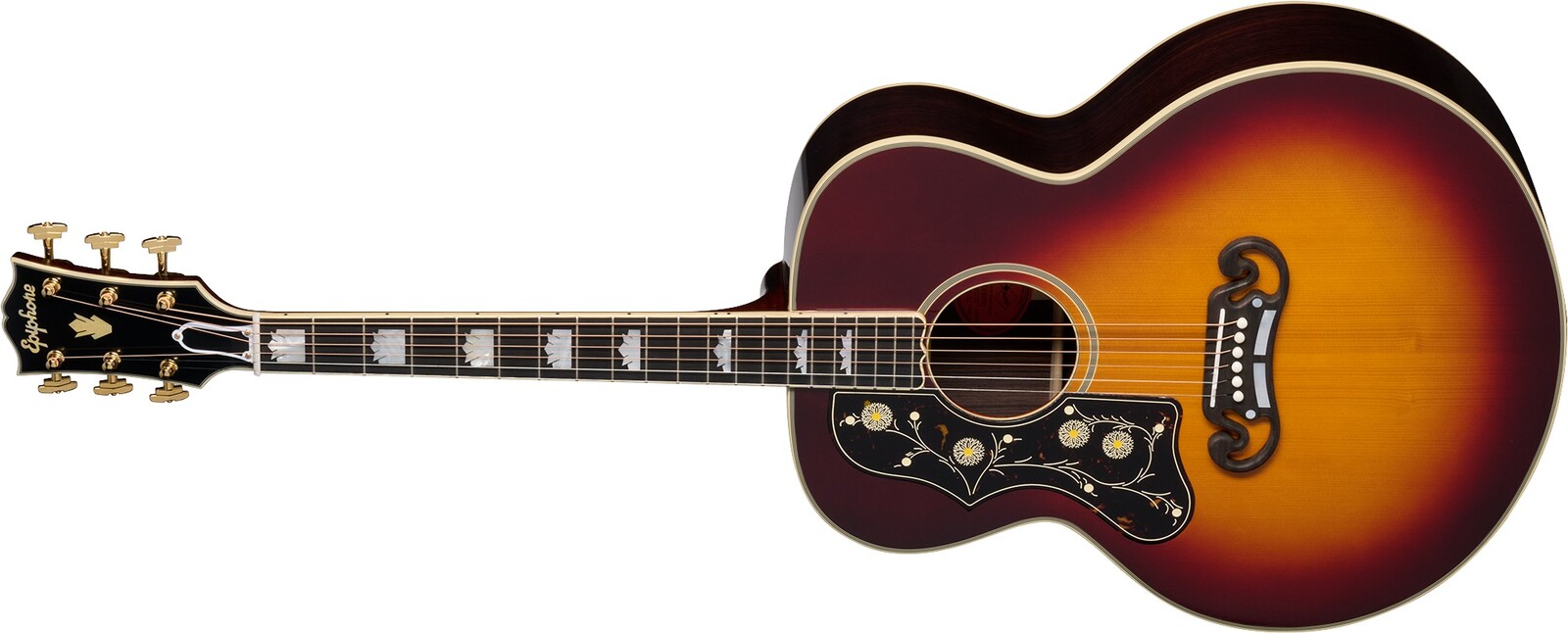 Epiphone Pre-War SJ-200 Rosewood Reissue Left Handed Vintage Sunburst
