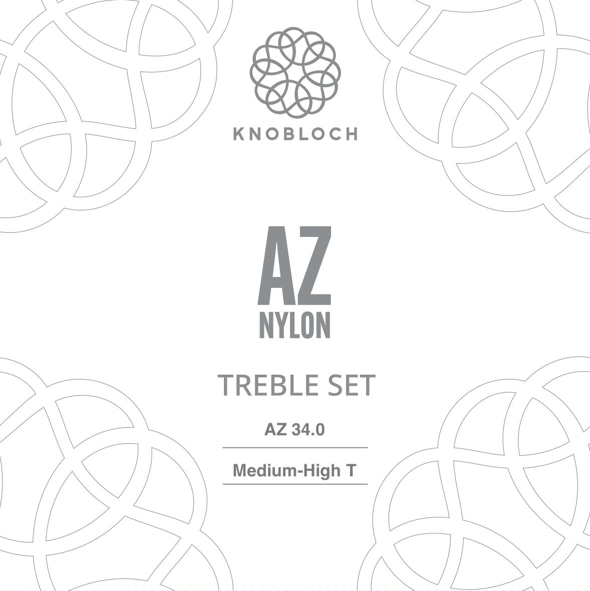 Knobloch AZ Nylon Treble Set Medium-High Tension 34.0