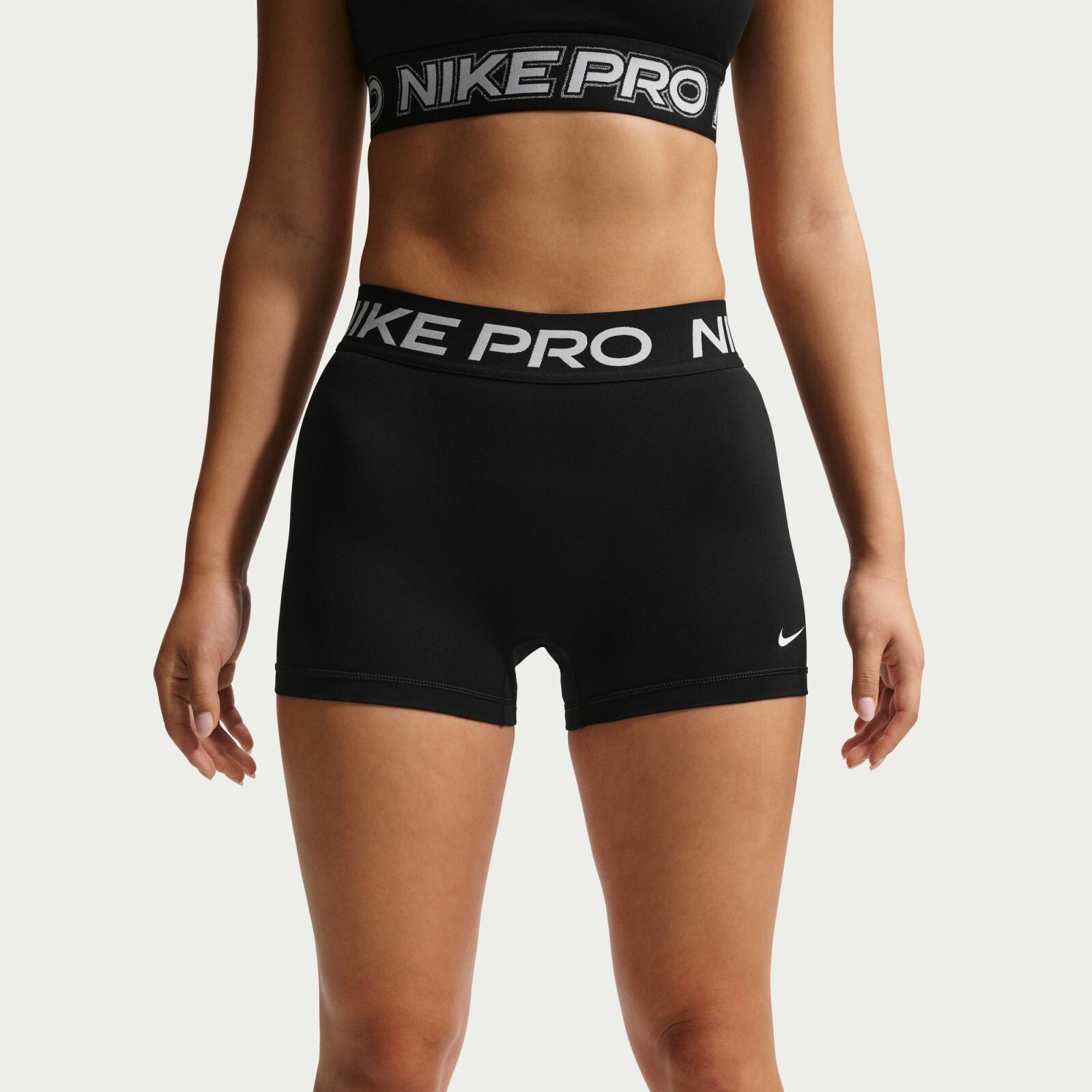 Nike Pro Womens Mid-Rise 3 Biker Shorts XS