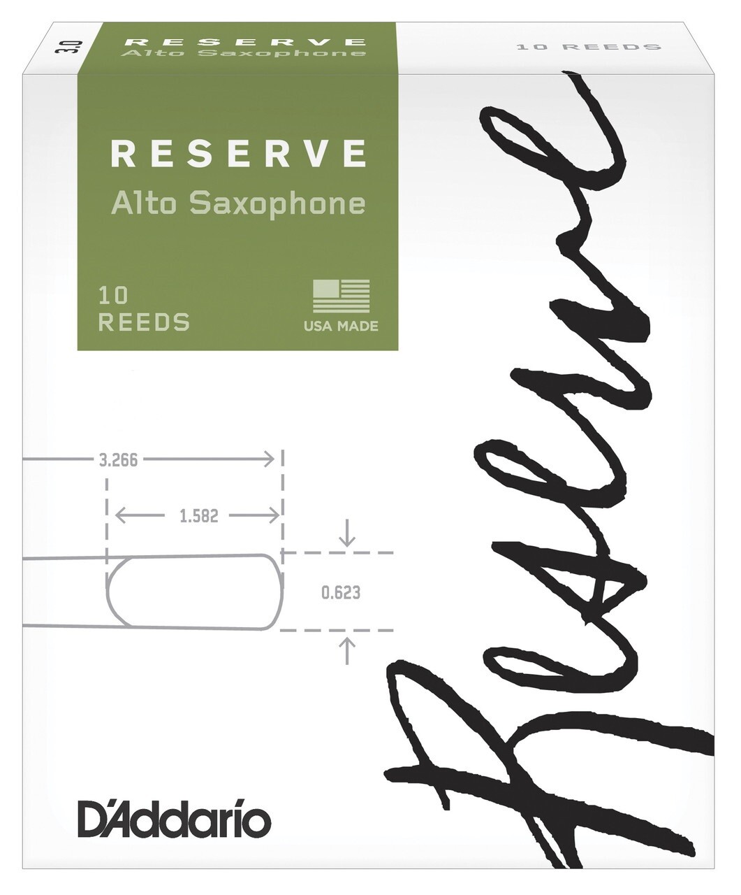 D'Addario Reserve Alto Sax, 10 - 4,0