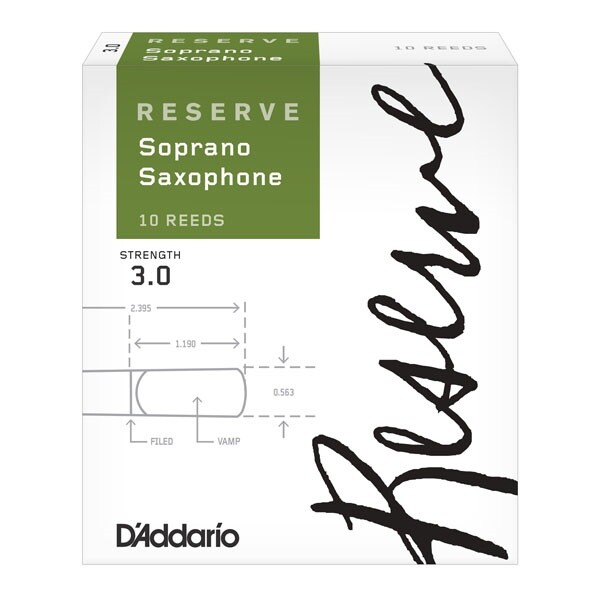 D'Addario Reserve Soprano Sax - 10 - 3,0