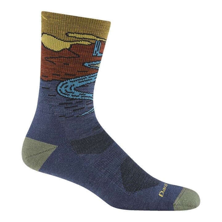 Darn Tough Chasing Waterfalls Micro Crew Lightweight with Cushion Denim Velikost: (42-45) L 642249226461